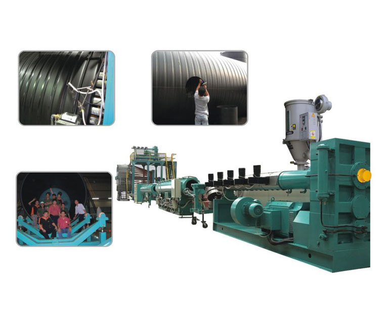 Customized Extrusion Equipment para sa Type A Structural Wall Winding Pipe character at mga pakinabang