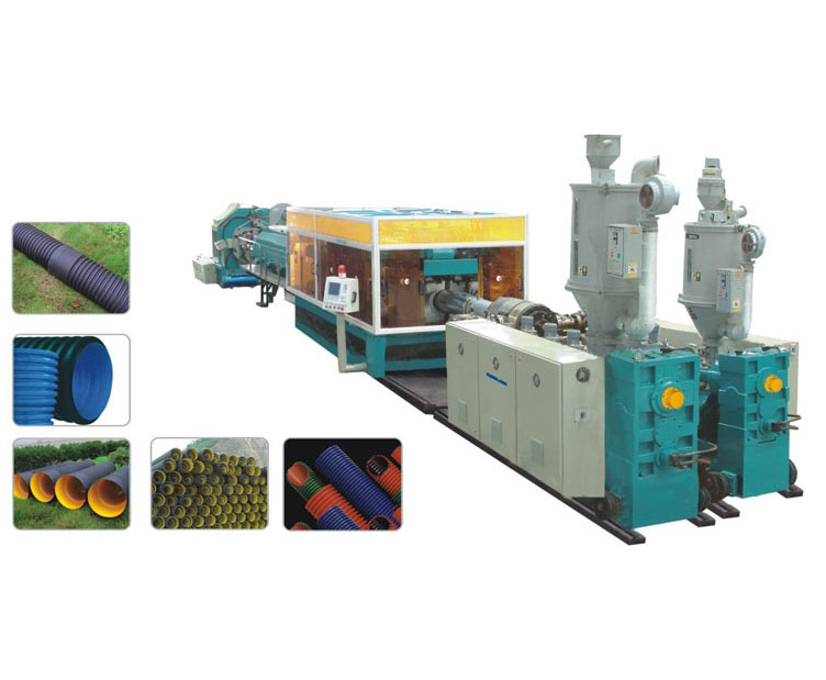 Magarbong PEPP Double Wall Corrugated Pipe Extrusion Equipment